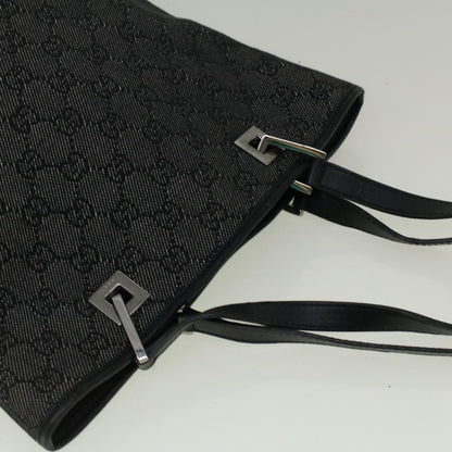 GUCCI GG Canvas Tote Bag Black 31244  fm2943
