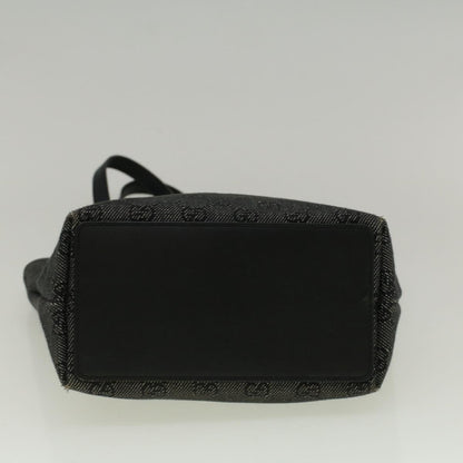 GUCCI GG Canvas Tote Bag Black 31244  fm2943