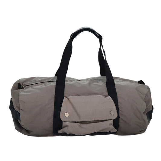CHANEL Sports Line Boston Bag Nylon Black Gray CC fm3627