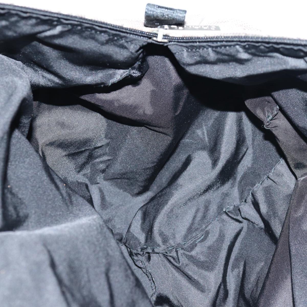 CHANEL Sports Line Boston Bag Nylon Black Gray CC fm3627