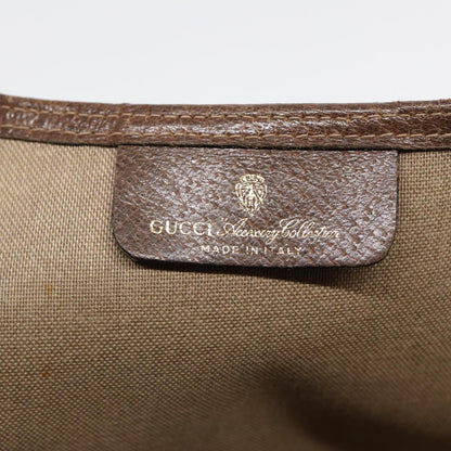 GUCCI GG Supreme Web Sherry Line Tote Bag PVC Beige 39 02 003  fm3734