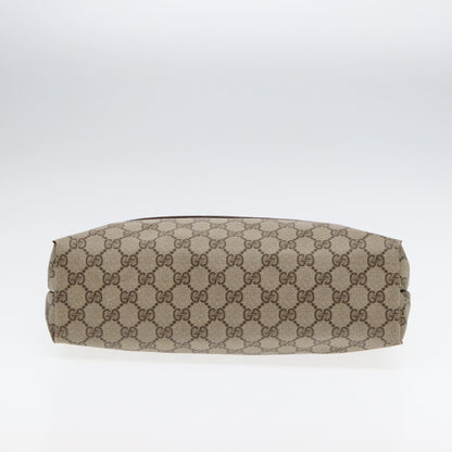 GUCCI GG Supreme Web Sherry Line Tote Bag PVC Beige 39 02 003  fm3734