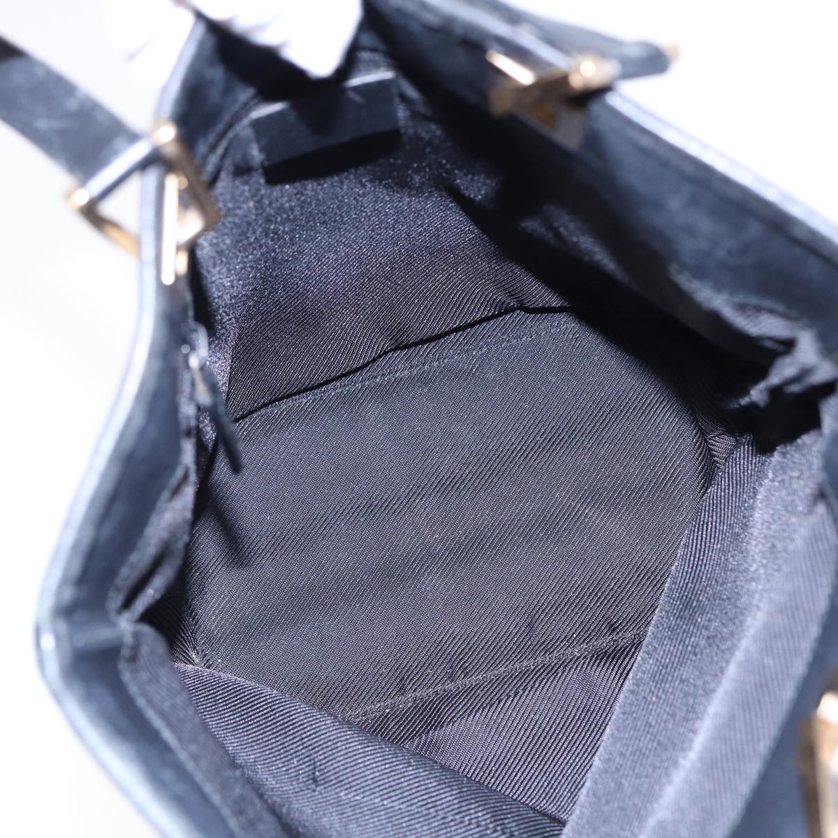 GUCCI GG Canvas Tote Bag Black Gold 002 1099 2404  fm3780