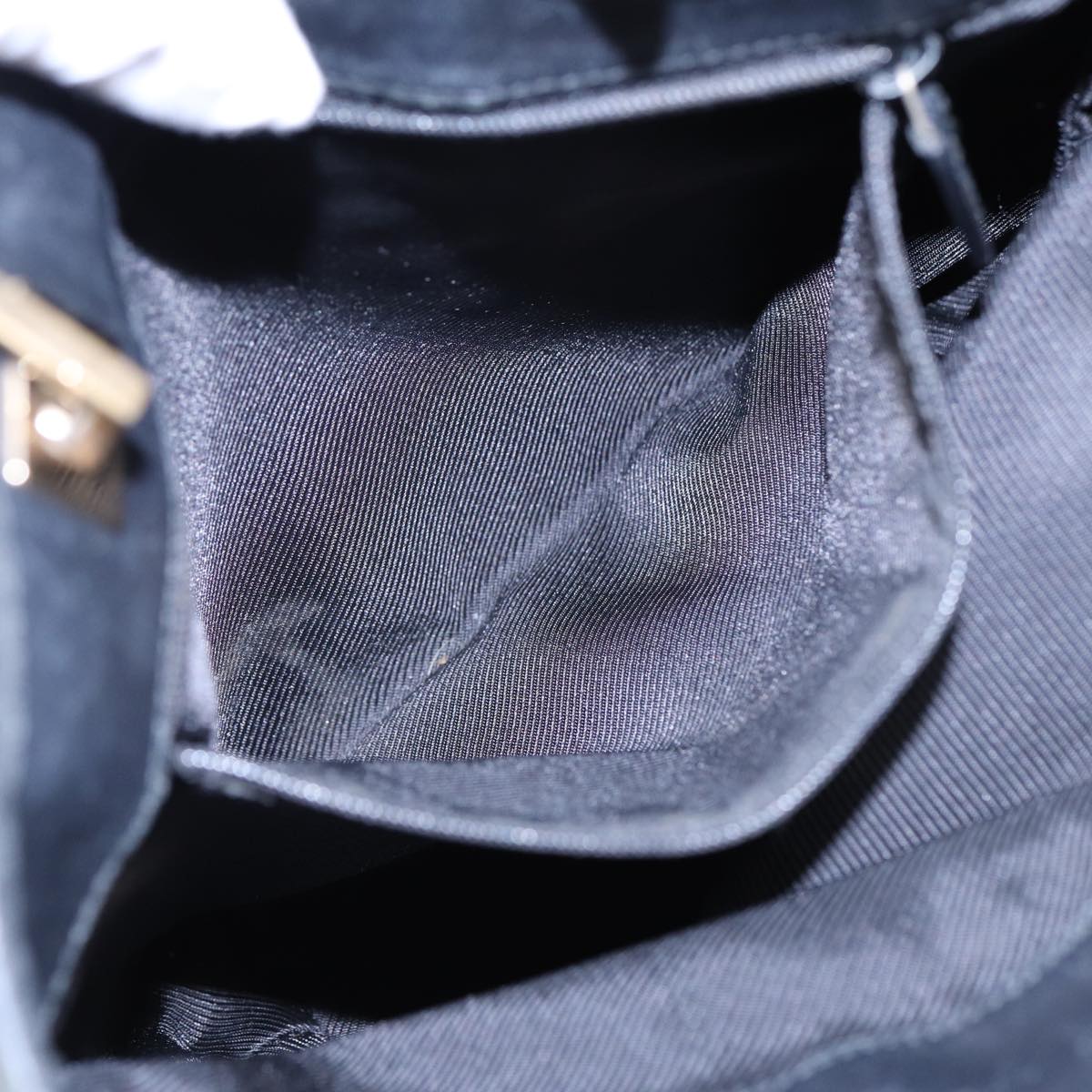 GUCCI GG Canvas Tote Bag Black Gold 002 1099 2404  fm3780