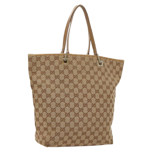 GUCCI GG Canvas Tote Bag Beige Gold 002 1098 3444  fm4010