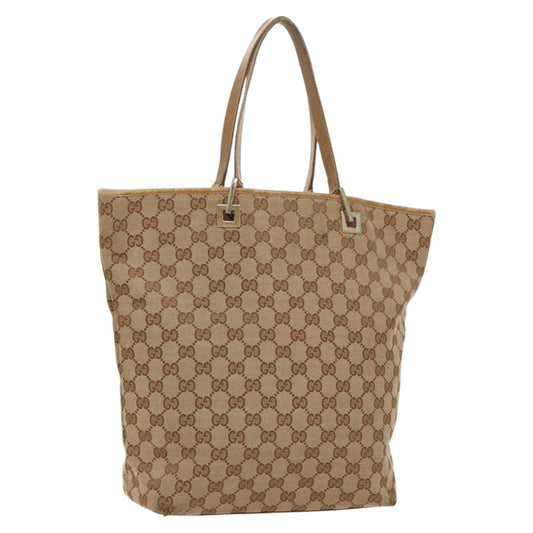GUCCI GG Canvas Tote Bag Beige Gold 002 1098 3444  fm4010