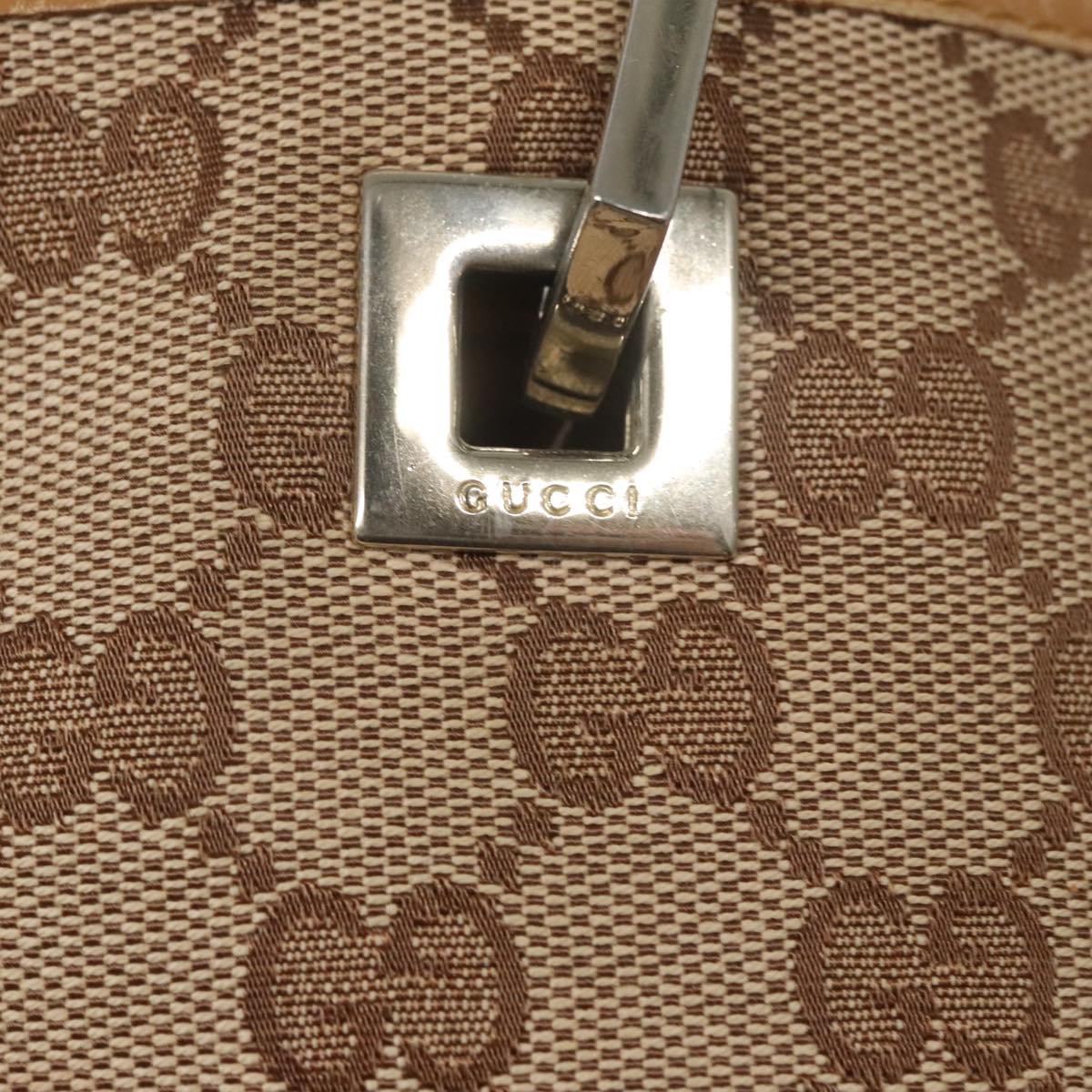 GUCCI GG Canvas Tote Bag Beige Gold 002 1098 3444  fm4010