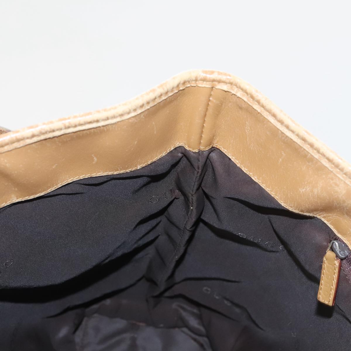 GUCCI GG Canvas Tote Bag Beige Gold 002 1098 3444  fm4010