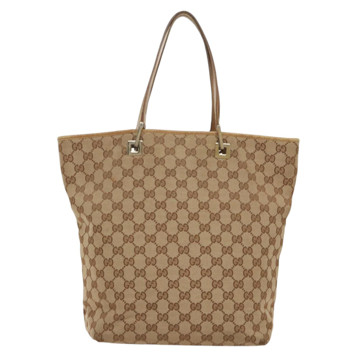 GUCCI GG Canvas Tote Bag Beige Gold 002 1098 3444  fm4010