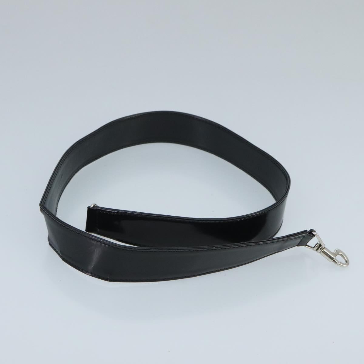 GUCCI Bamboo Hand Bag Nylon 2way Black Silver 001 2404 1577  fm4088