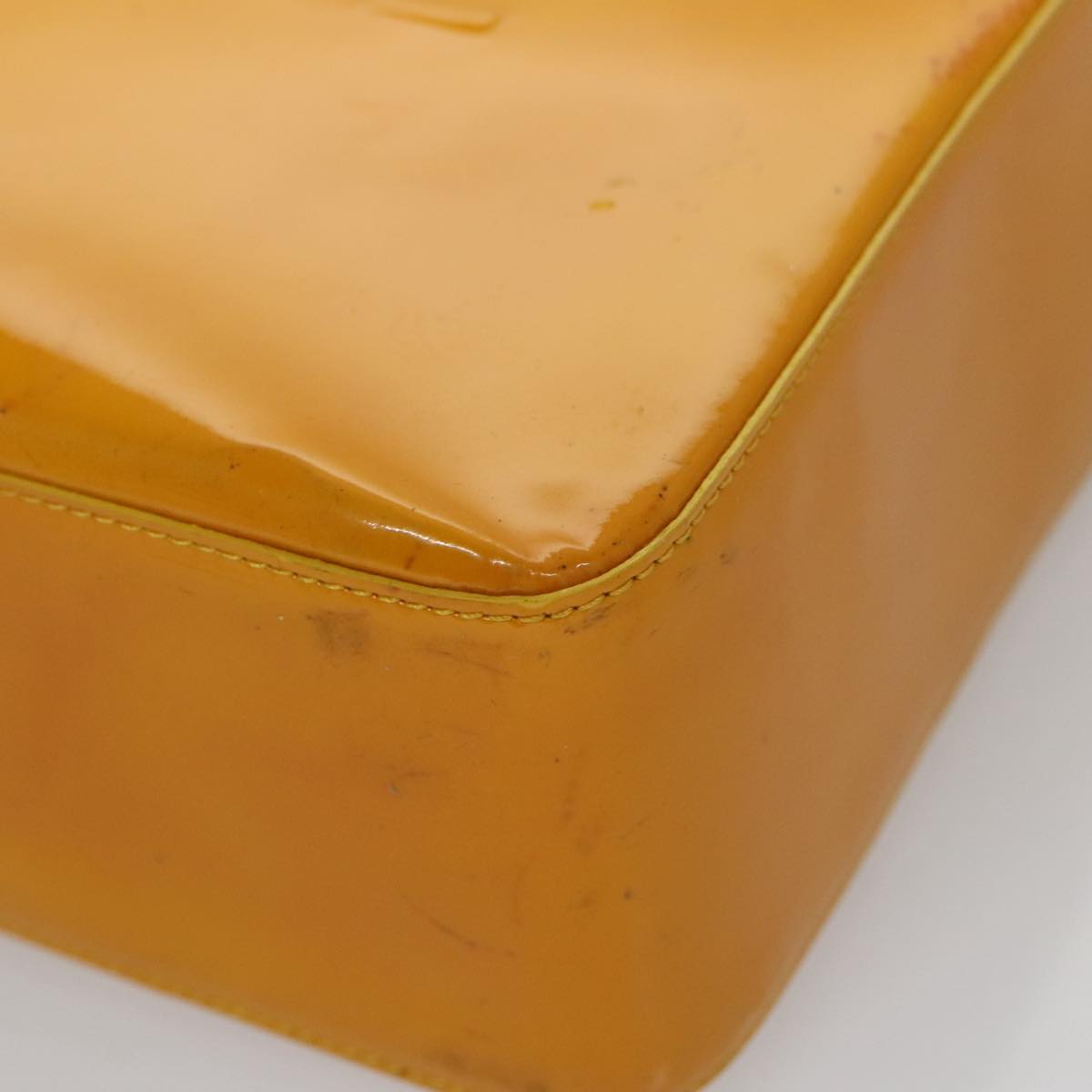 CHANEL Tote Bag Enamel Yellow CC fm4195