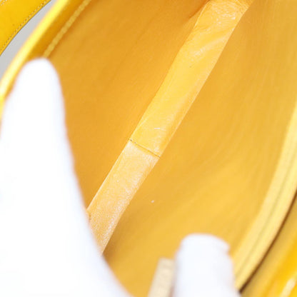 CHANEL Tote Bag Enamel Yellow CC fm4195