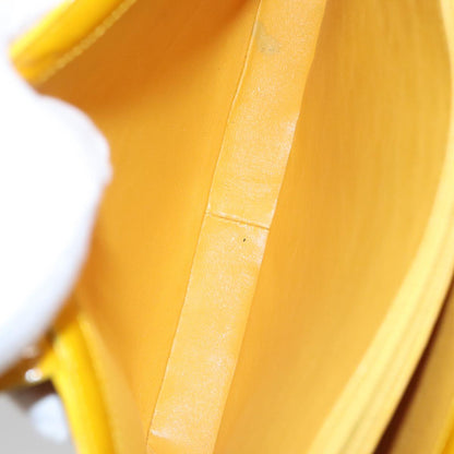 CHANEL Tote Bag Enamel Yellow CC fm4195