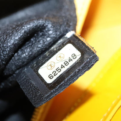 CHANEL Tote Bag Enamel Yellow CC fm4195