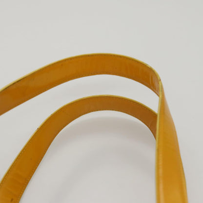 CHANEL Tote Bag Enamel Yellow CC fm4195