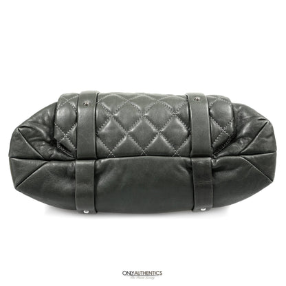 Chanel Black Lambskin Eight Knots Tote