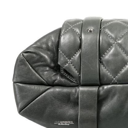 Chanel Black Lambskin Eight Knots Tote