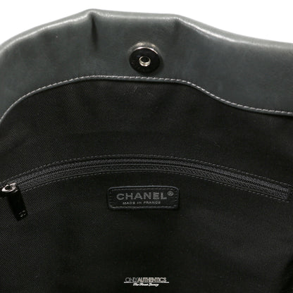 Chanel Black Lambskin Eight Knots Tote