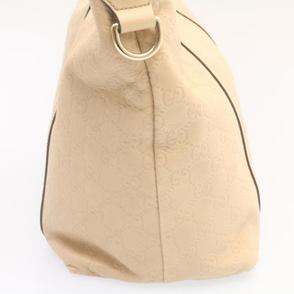 GUCCI  Shima Tote Bag Leather Beige  am1040g