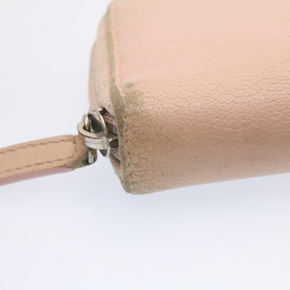 CHANEL Camelia Zip Around Wallet Leather Pink CC am1797g