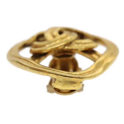 CHANEL COCO Mark Clip-on Earring Gold Tone CC am2421gA