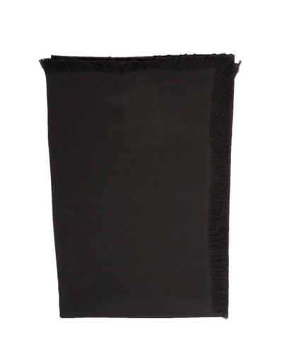 Gucci Black GG Web Wool/Silk Scarf ABL0021