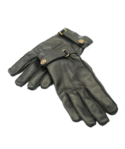 Gucci Black Leather Gloves ALC1777
