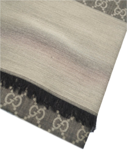 Gucci 135 x 135 Brown Silk Scarf AVL1353