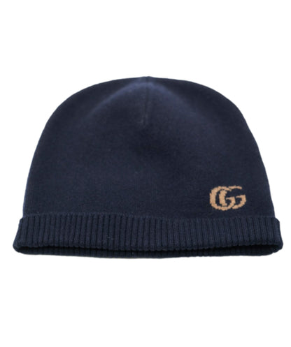 Gucci Beanie Hat Navy Blue Size M AVL1428
