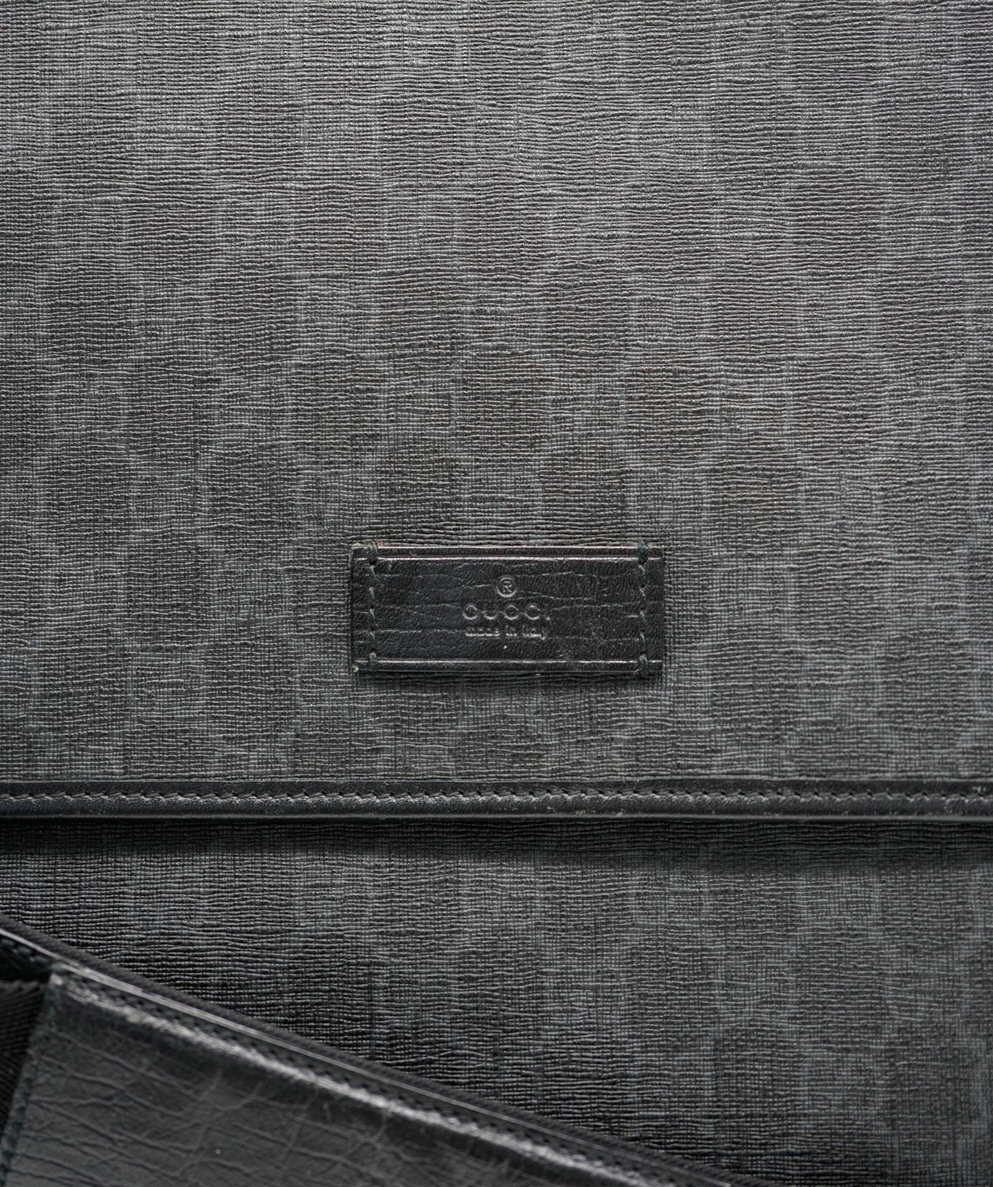 Gucci Black Coated Canvas Crossbody ALC0814