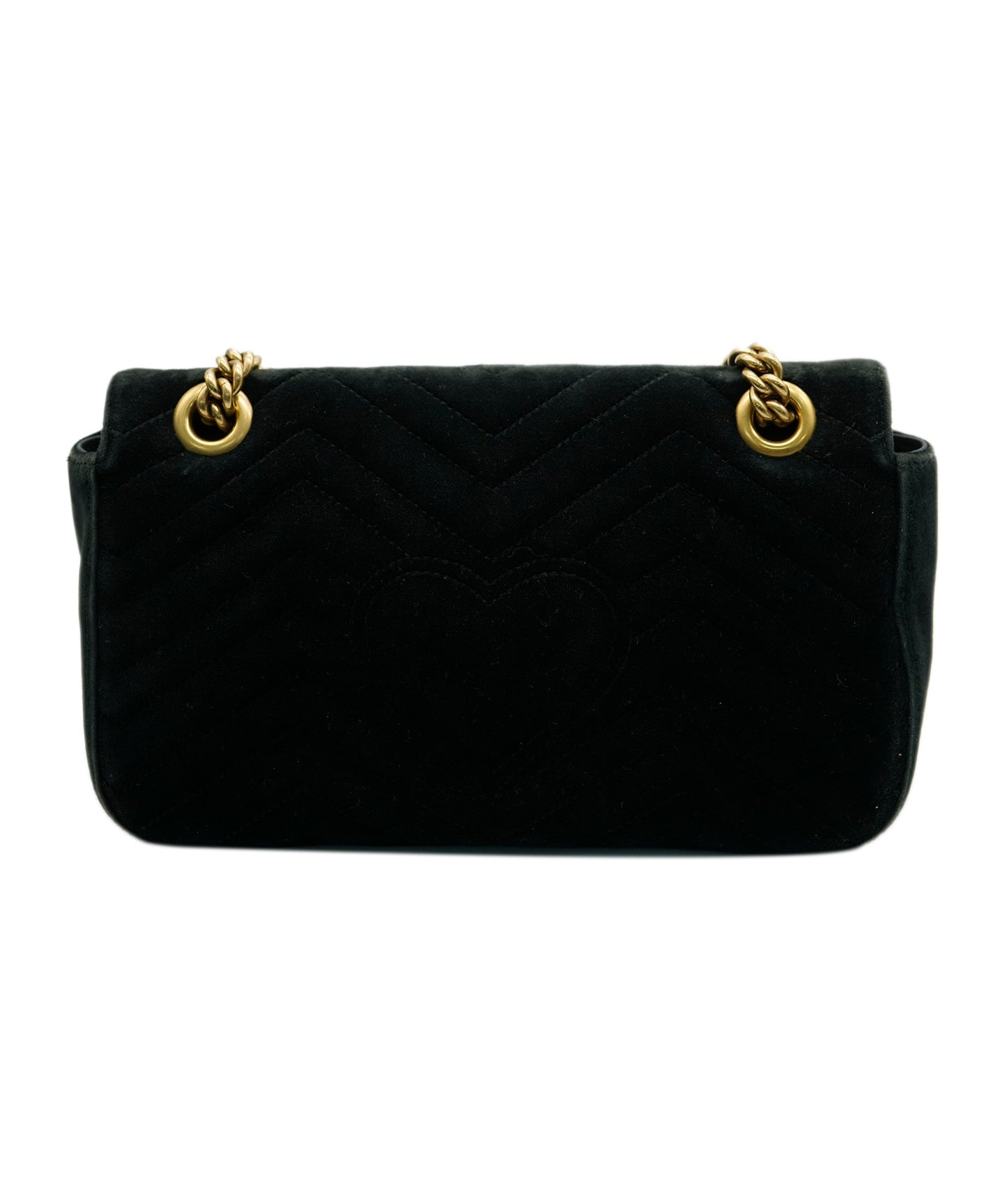 Gucci Black Velvet Medium Marmont ALC0561