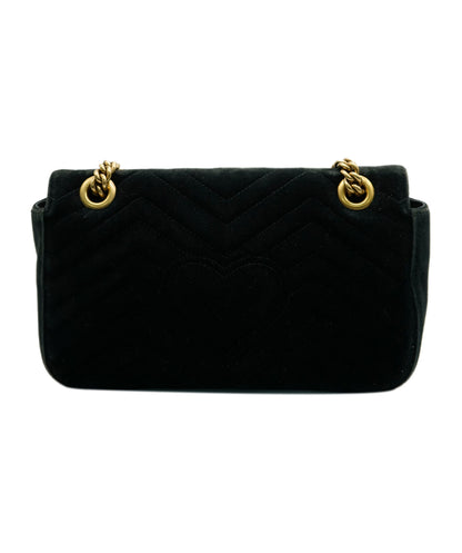 Gucci Black Velvet Medium Marmont ALC0561