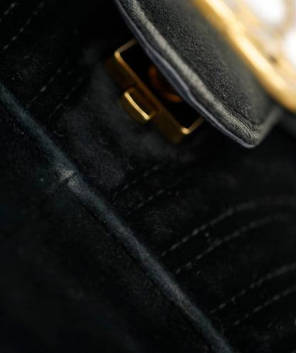 Gucci Black Velvet Medium Marmont ALC0561