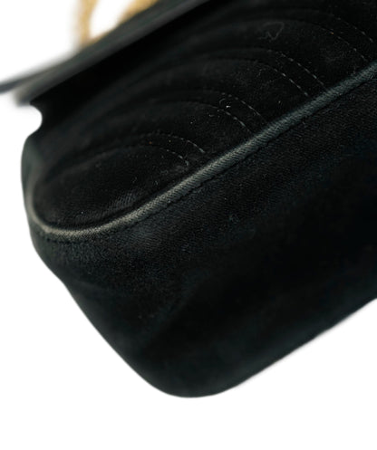Gucci Black Velvet Medium Marmont ALC0561