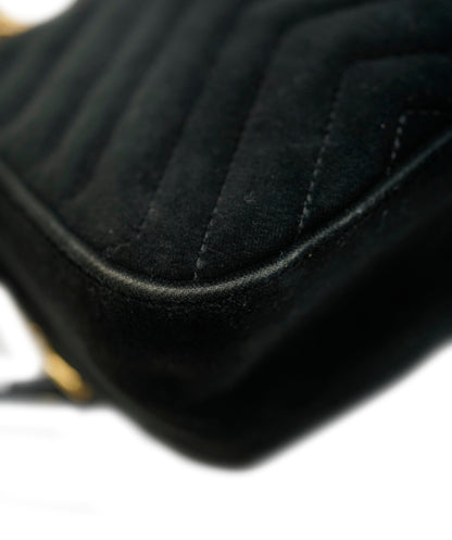 Gucci Black Velvet Medium Marmont ALC0561