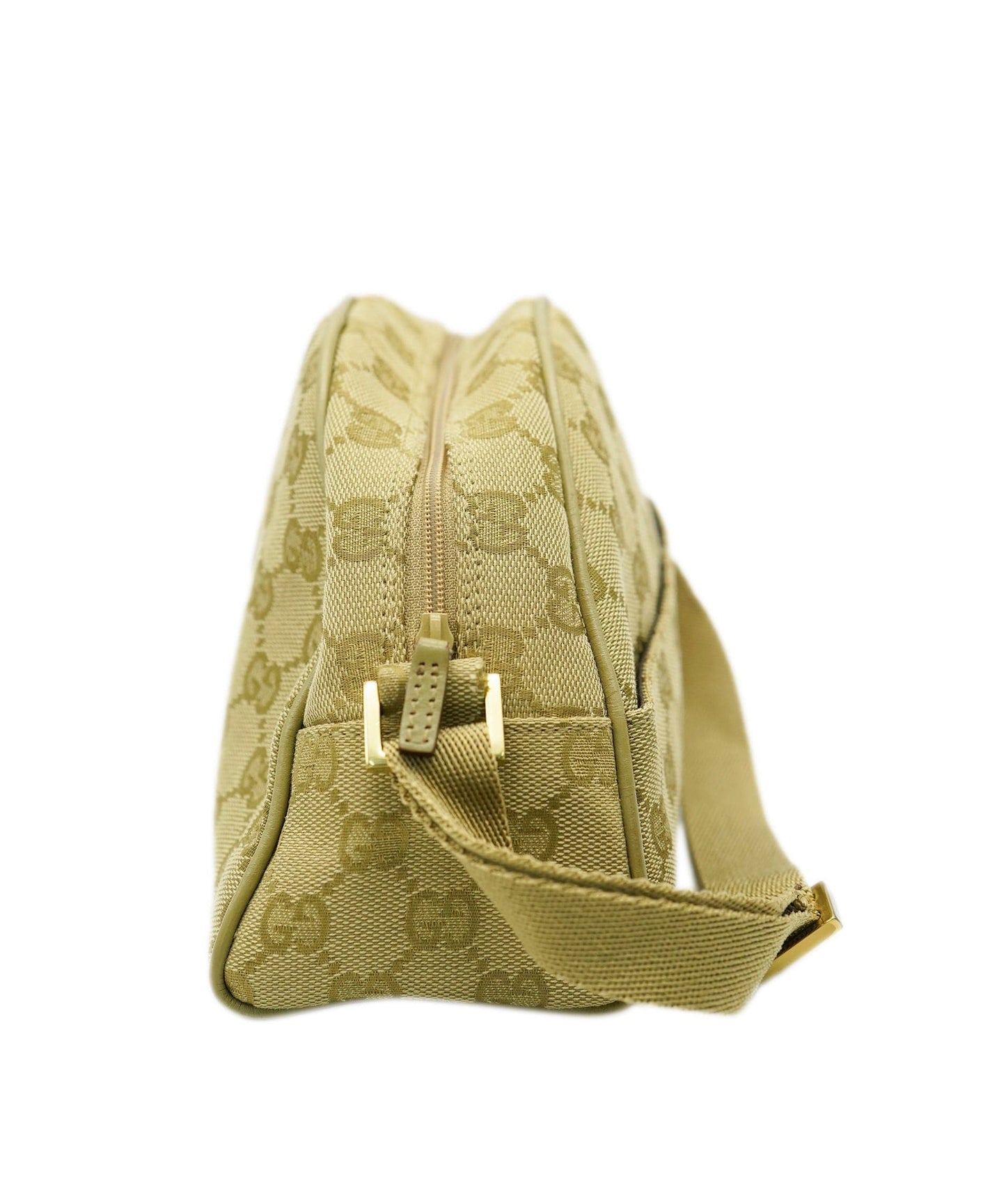 Gucci CC canvas half moon beige bag  ALC1628