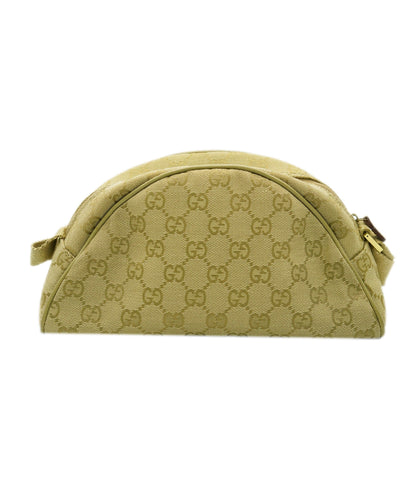 Gucci CC canvas half moon beige bag  ALC1628