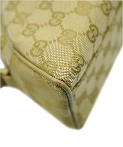 Gucci CC canvas half moon beige bag  ALC1628