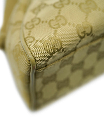 Gucci CC canvas half moon beige bag  ALC1628