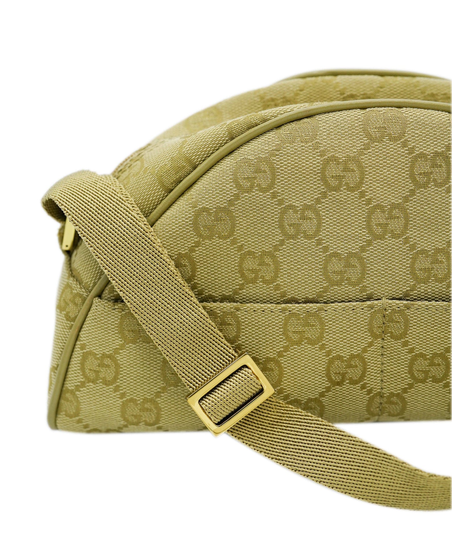 Gucci CC canvas half moon beige bag  ALC1628