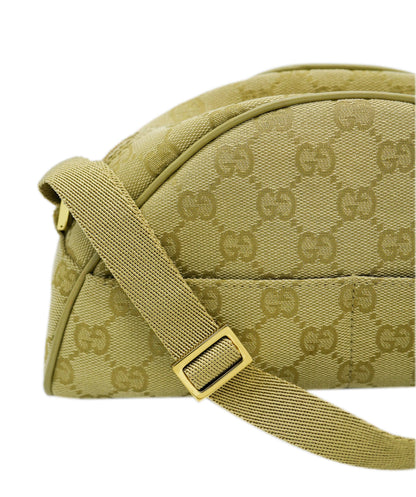 Gucci CC canvas half moon beige bag  ALC1628