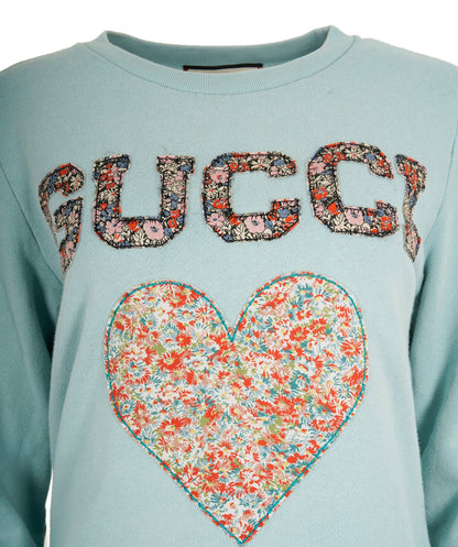 Gucci Blue Floral Jumper  ALC0948