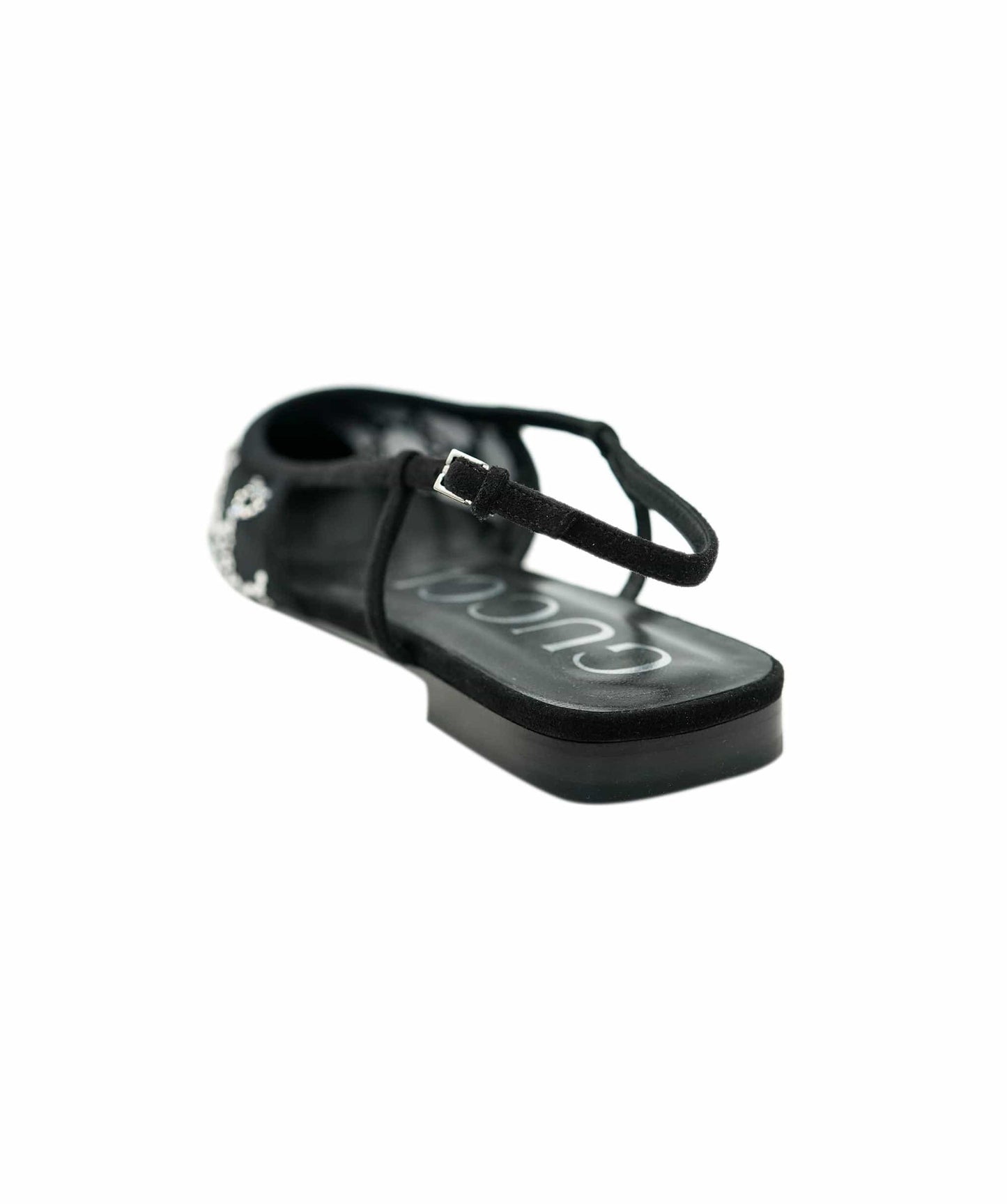 Gucci Black GG Diamonte GG Flats ALC1980