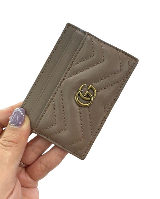 Gucci Beige Card Holder