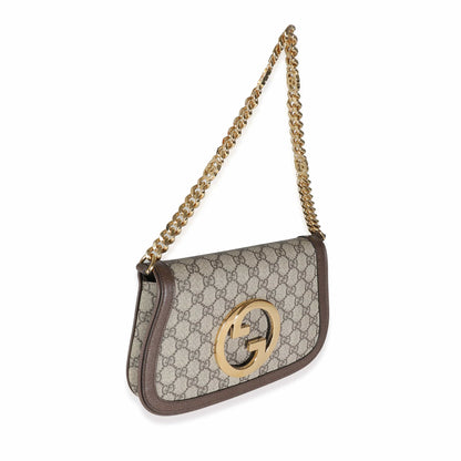 Gucci Beige GG Supreme Canvas Blondie Shoulder Bag