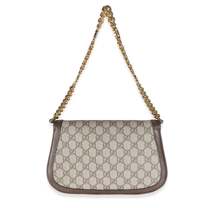 Gucci Beige GG Supreme Canvas Blondie Shoulder Bag