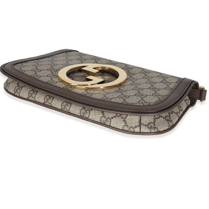 Gucci Beige GG Supreme Canvas Blondie Shoulder Bag
