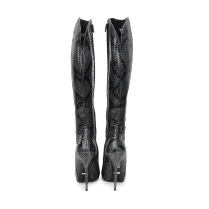 Gucci 'Kim' Python Boots - Women's 38.5