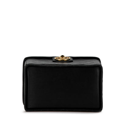 Chanel Leather Coco Mark Bicolor Handbag