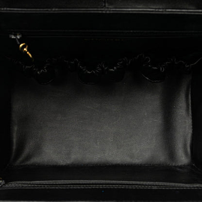 Chanel Leather Coco Mark Bicolor Handbag